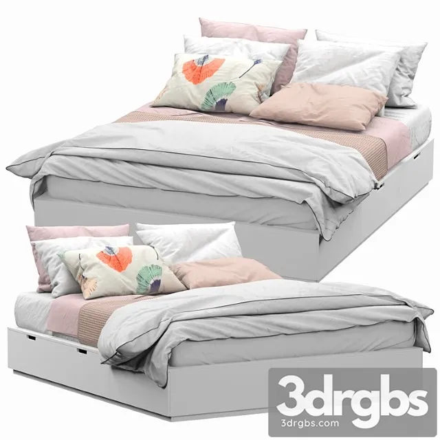 Ikea nordli bed 2 3D Model Free