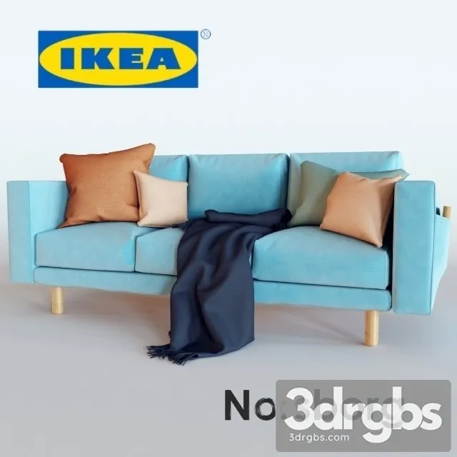 Ikea Norsborg Sofa 01 3D Model Free