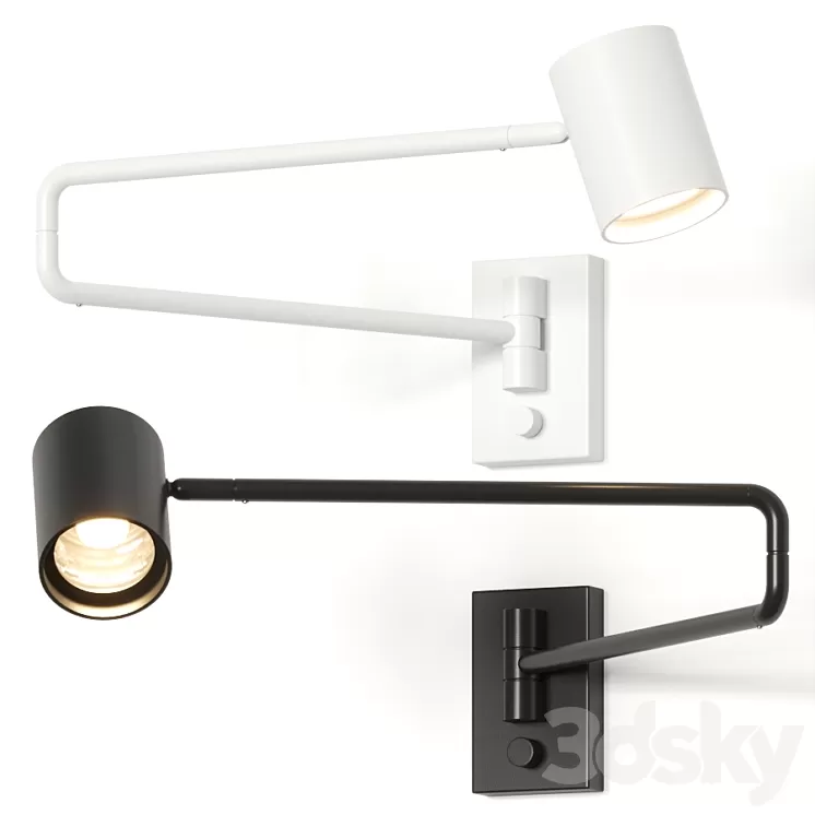 Ikea Nymane Wall Lamps 3D Model Free