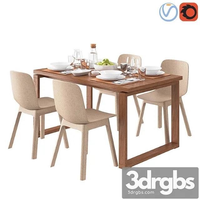 Ikea odger and morbylanga 2 3D Model Free