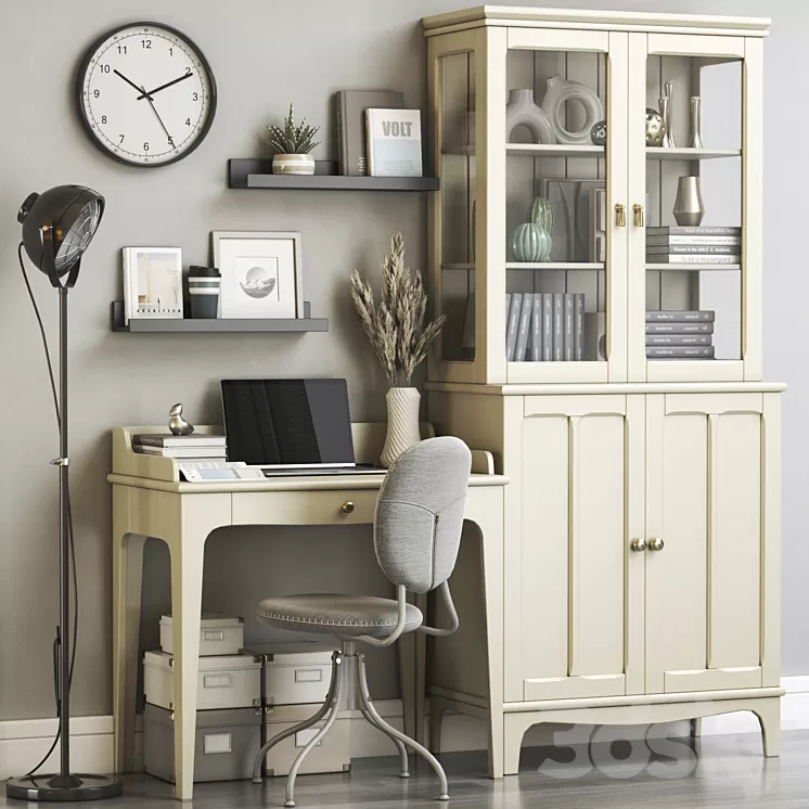 IKEA office workplace 106 3D Model