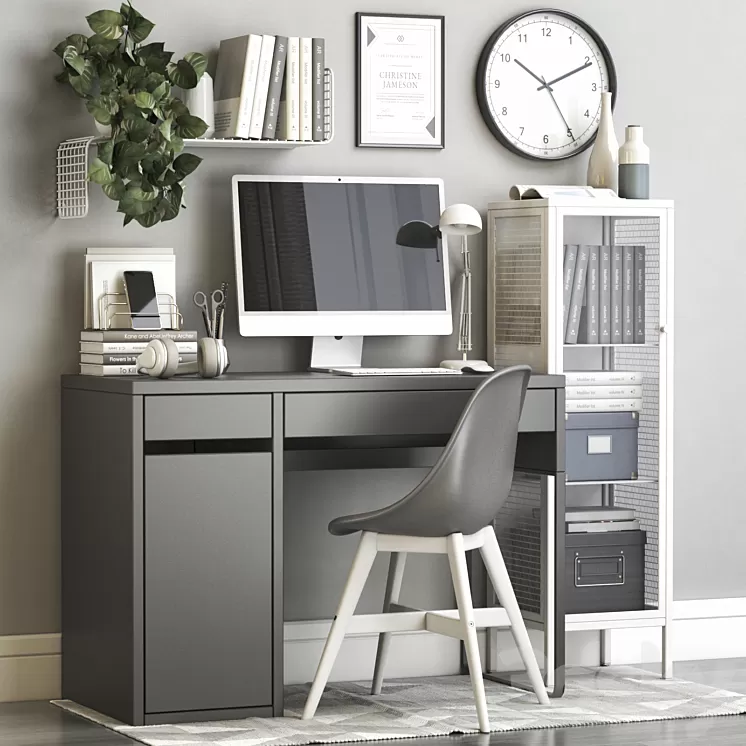 IKEA office workplace 119 3D Model