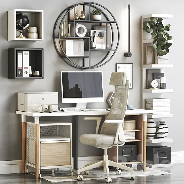 IKEA office workplace 121 Free Download