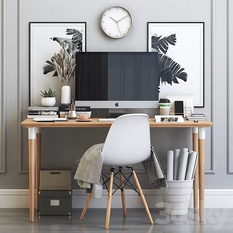IKEA office workplace 17 3D Model