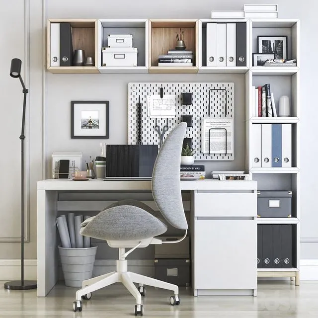 IKEA office workplace 22 3D Model