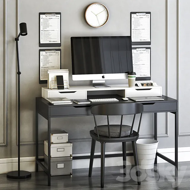IKEA office workplace 26 3DModel