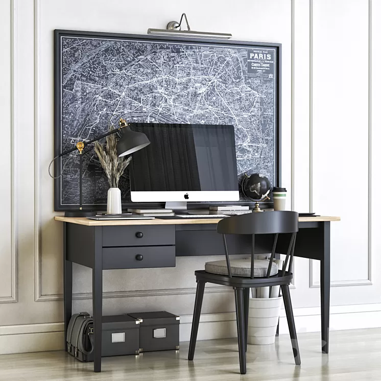 IKEA office workplace 28 3D Model