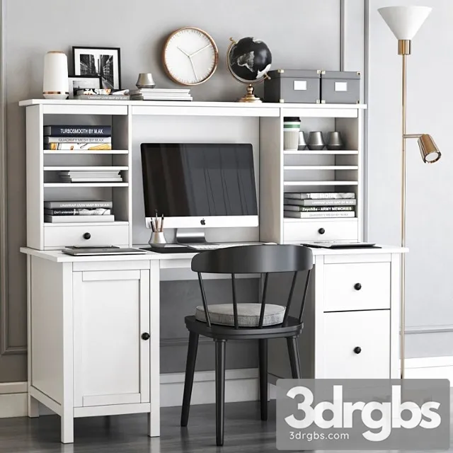 Ikea office workplace 29 2 3D Model Free