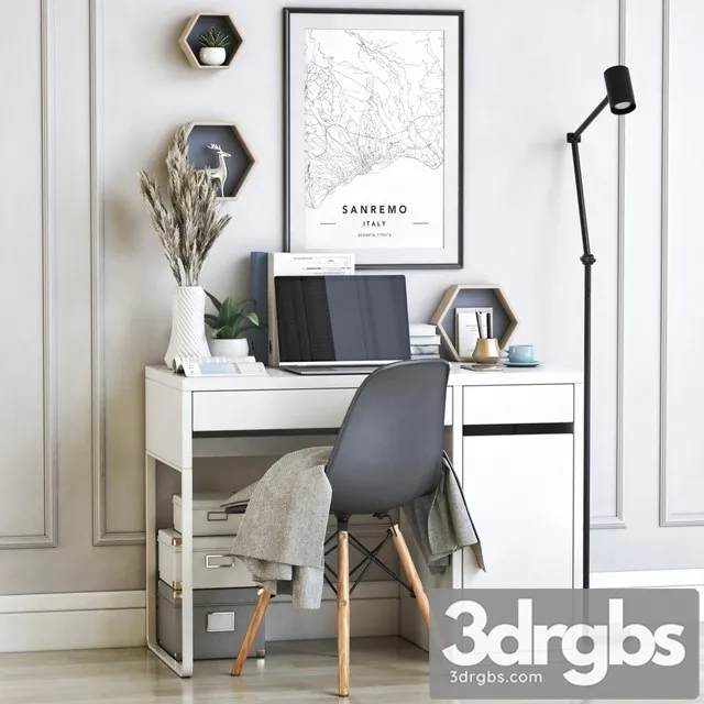IKEA Office Workplace 33 3D Model Free