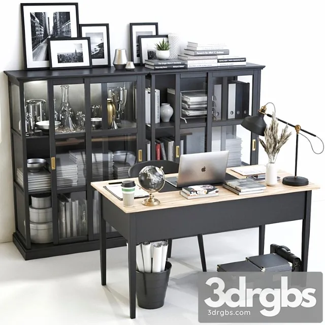 Ikea Office Workplace 43 3D Model Free