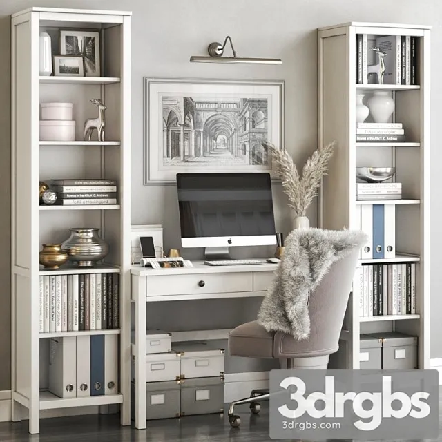 IKEA Office Workplace 50 3D Model Free