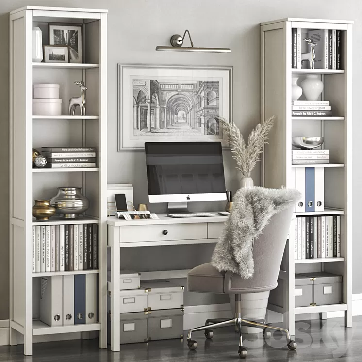 IKEA office workplace 50 3D Model