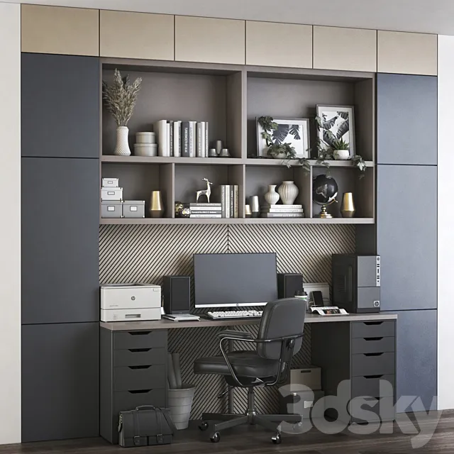IKEA office workplace 53 3DModel