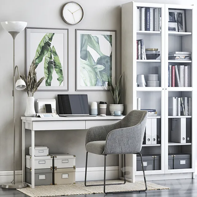 IKEA office workplace 60 3DModel