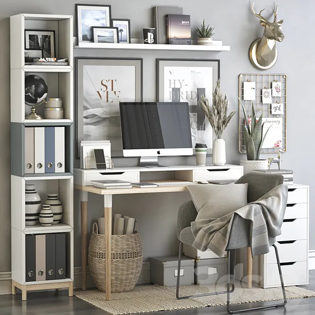 IKEA office workplace 69 3DModel