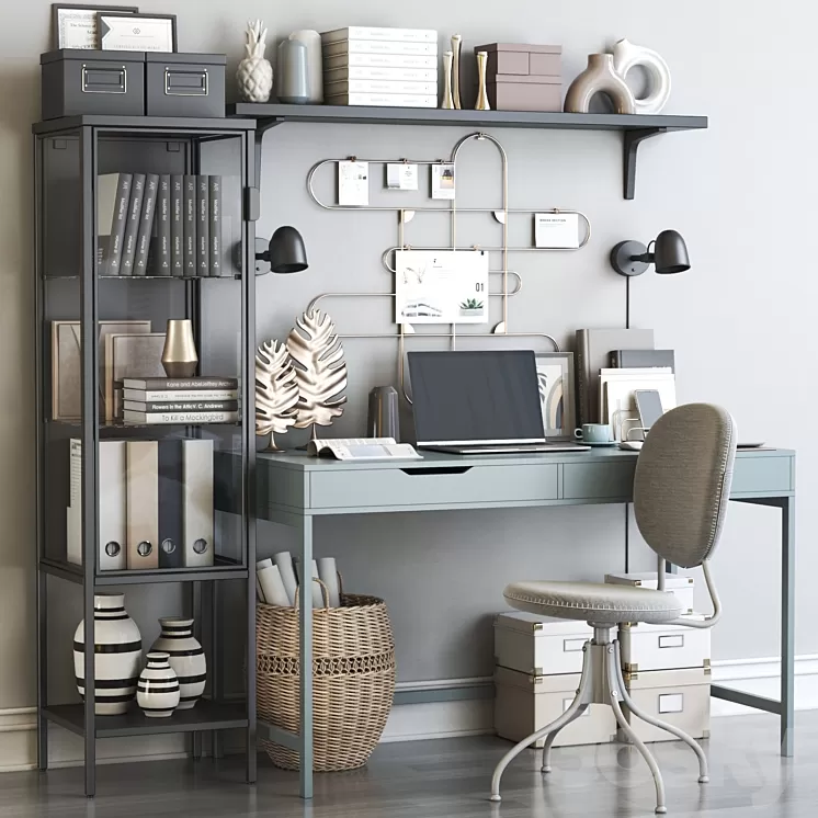 IKEA office workplace 97 3D Model