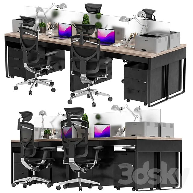 IKEA - Office workplace - Office workplace 16 3D Model