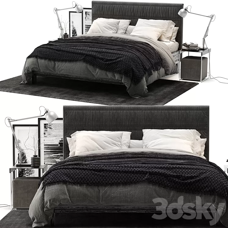 Ikea oppland bed 3D Model