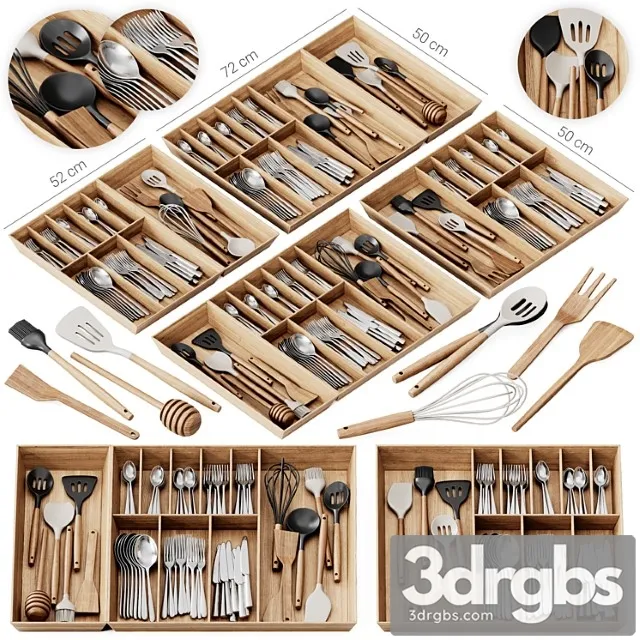Ikea Organizer Uppdatera 3D Model Free