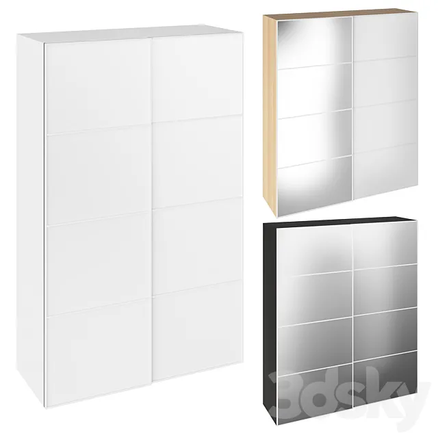 Ikea PAX AULI FÄRVIK UGGDAL 3D Model