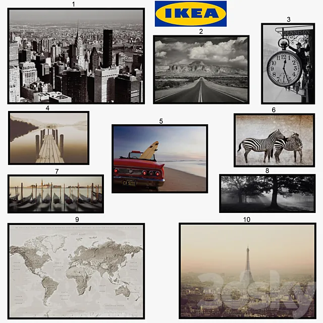 IKEA Pictures - Bjorksta 3DModel