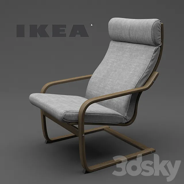 IKEA POANG CHAIR 3D Model
