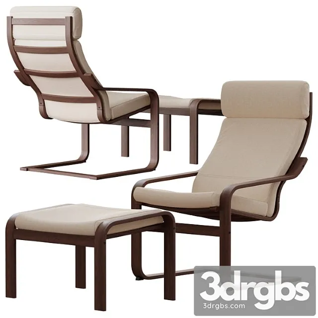Ikea Poeng 5 3D Model Free