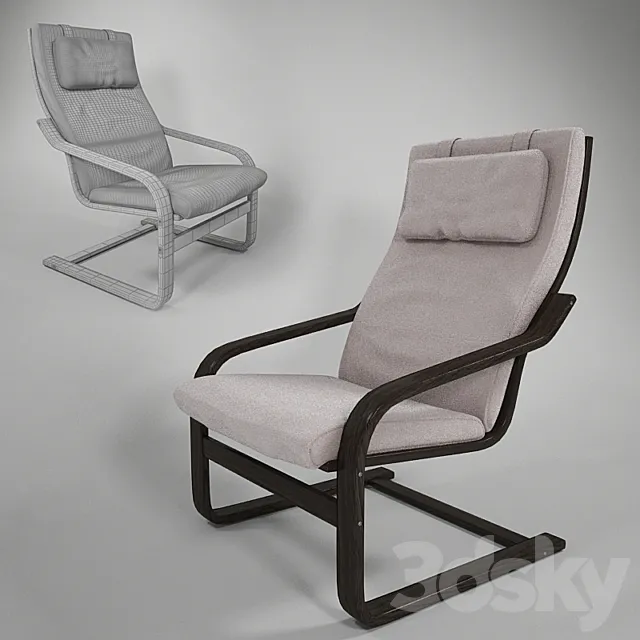 IKEA POENG Chair 3DModel
