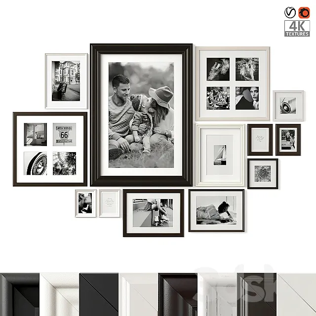 IKEA Poster Set 04 3D Model