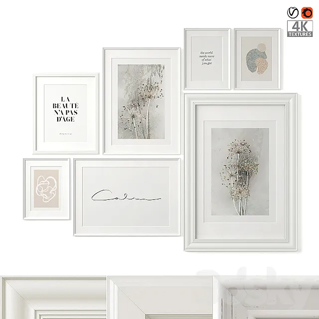 IKEA Poster Set 16 3D Model