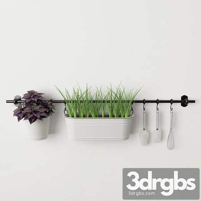 Ikea rails 3D Model Free