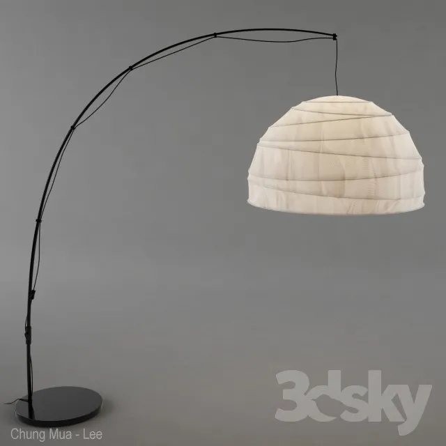 Ikea regolit floor lamp 3D Model