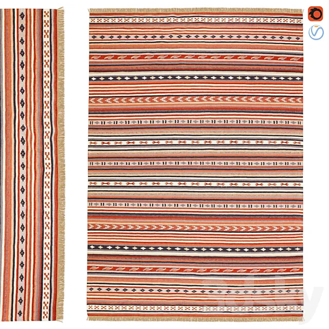 IKEA rug KATTRUP 3D Model