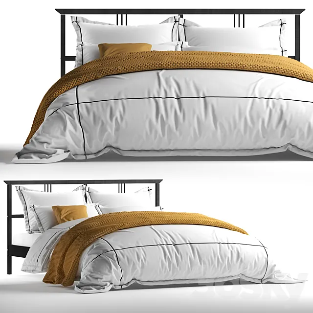 IKEA RYKENE Bed x Adairs Australia 3DModel