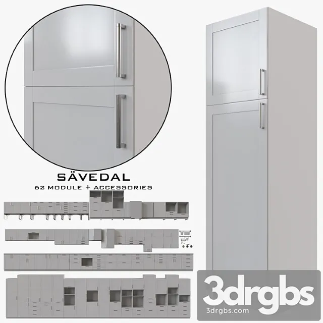 Ikea sävedal 3D Model Free