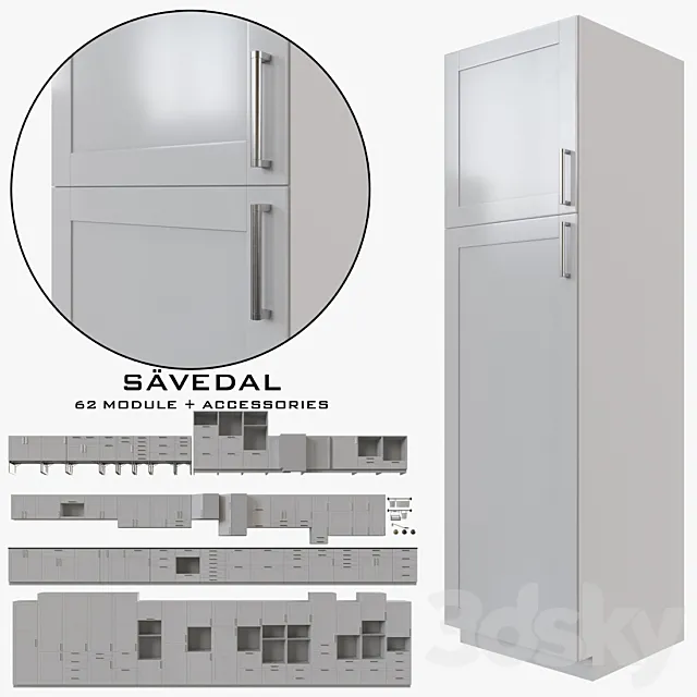 IKEA SÄVEDAL 3DModel