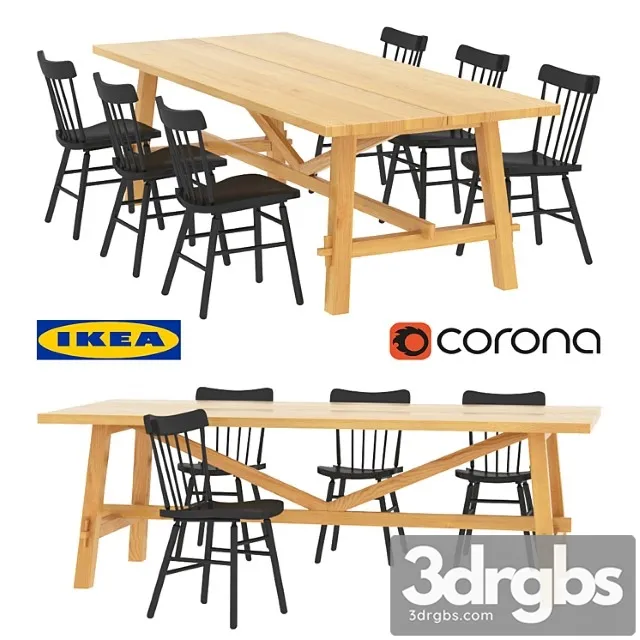 Ikea Set 10 3D Model Free