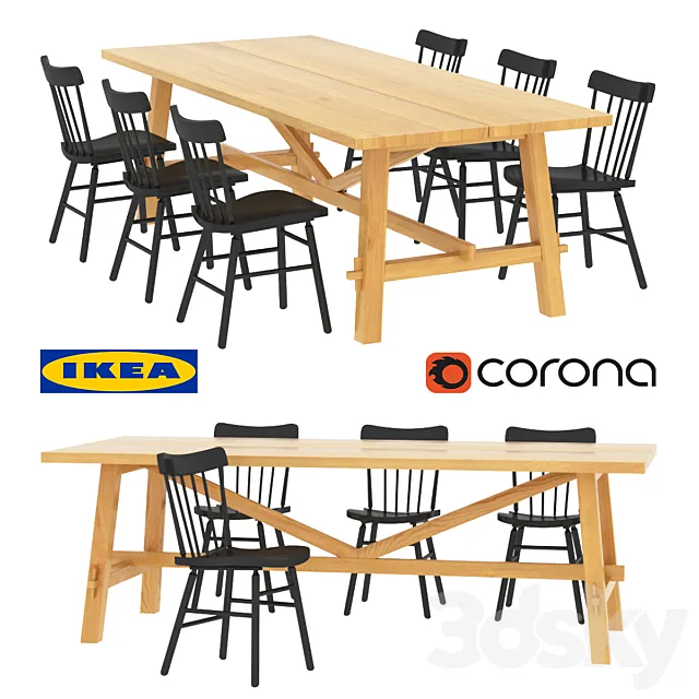 Ikea set 3D Model