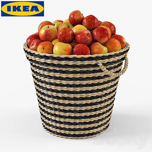 IKEA Shopping MAFFENS with apples 3D Model