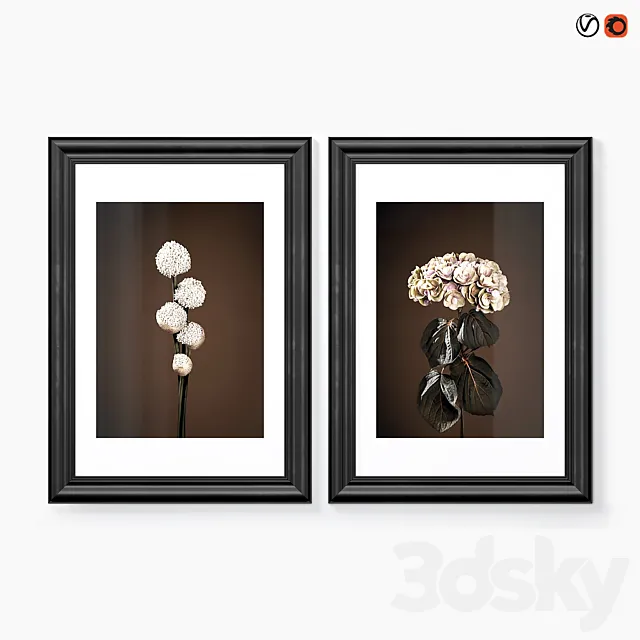 IKEA Skatteby with ChiCura Posters 3D Model