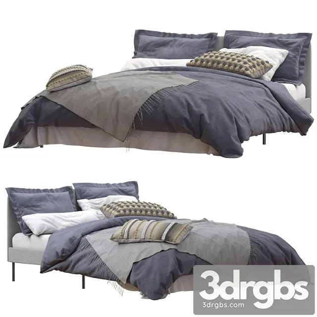 Ikea slattum bed x adairs australia 2 3D Model Free