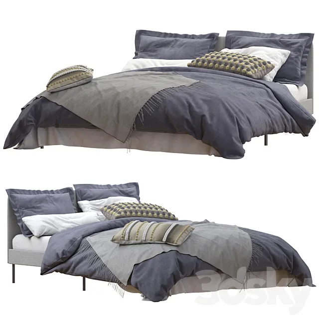 IKEA SLATTUM Bed x Adairs Australia 3DModel