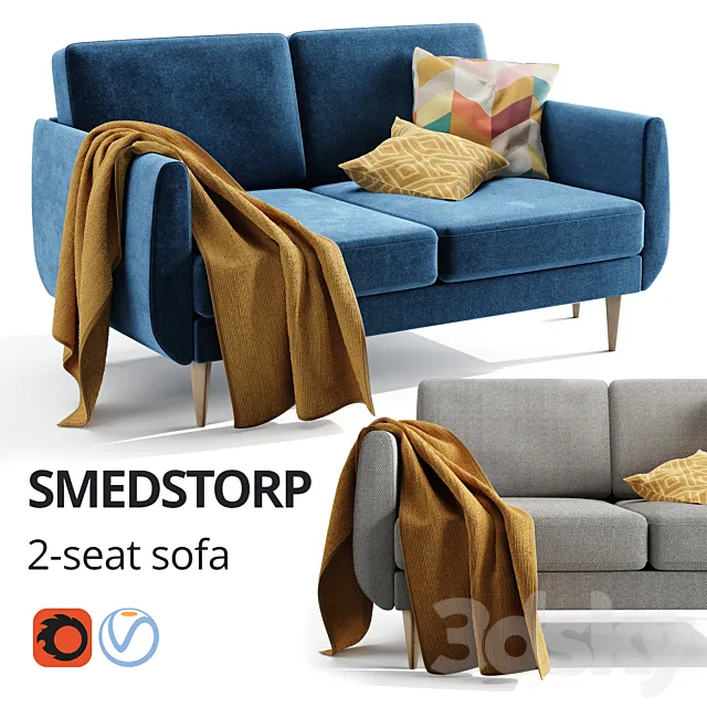 IKEA SMEDSTORP sofa | IKEA SMEDSTORP sofa 3D Model