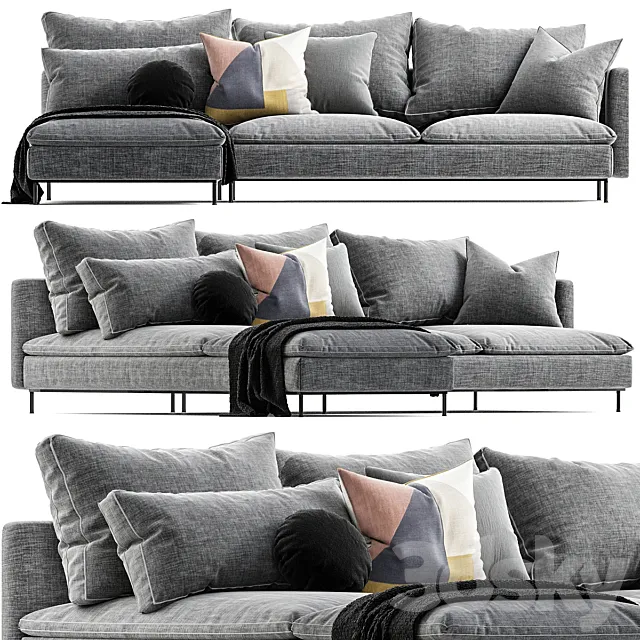 Ikea Soderhamn sofa 3D Model