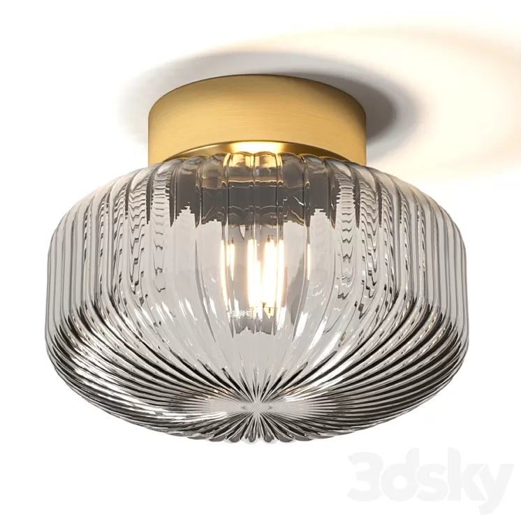 Ikea Solklint Ceiling Lamp 3D Model Free