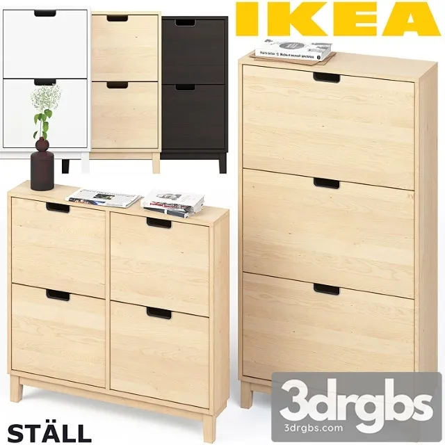Ikea Stall Stell Set 3D Model Free