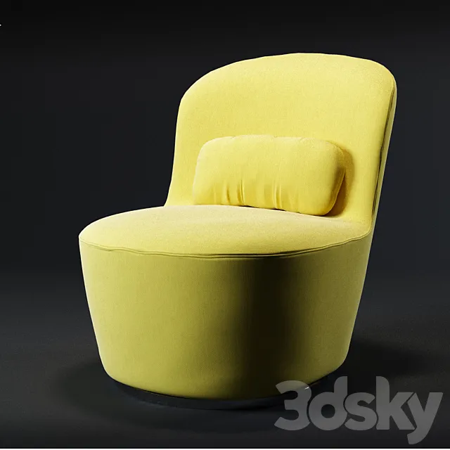 Ikea STOCKHOLM armchair 3D Model