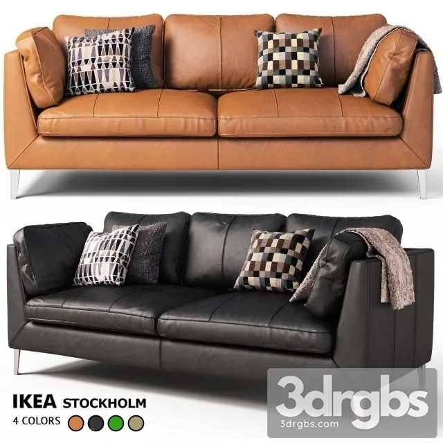 Ikea Stockholm Sofa 3D Model Free