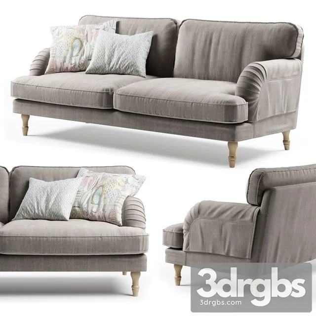Ikea Stocksund Sofa 01 3D Model Free