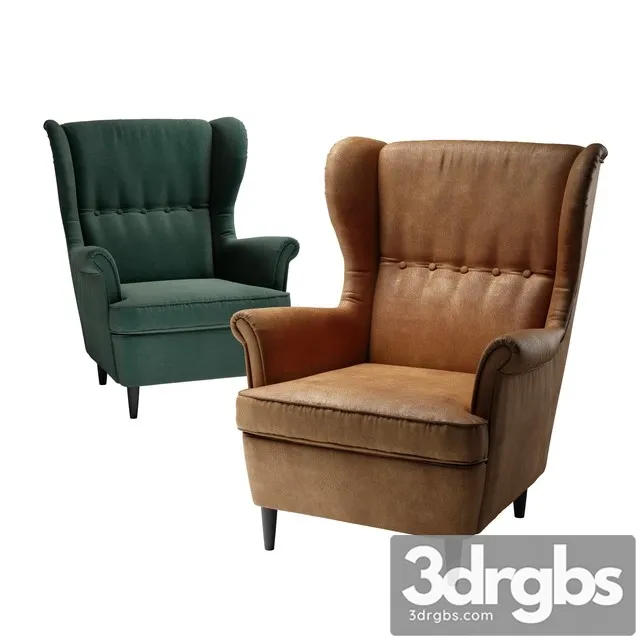 IKEA STRANDMON Wing Chair 3D Model Free